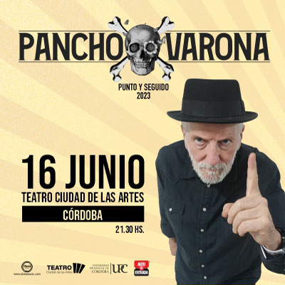 Pancho Varona se presenta en el Teatro Ciudad de las artes