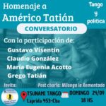 4to conversatorio de “Kumpas de la Milonga” en Tsunami Tango de La Ciudad