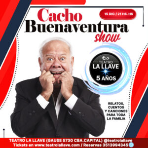 Cacho Buenaventura Show en el Teatro La Llave