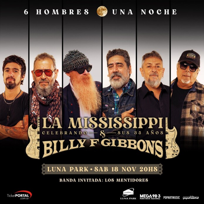 LA MISSISSIPPI & BILLY F GIBBONS juntos por primera vez! Ocio en Córdoba