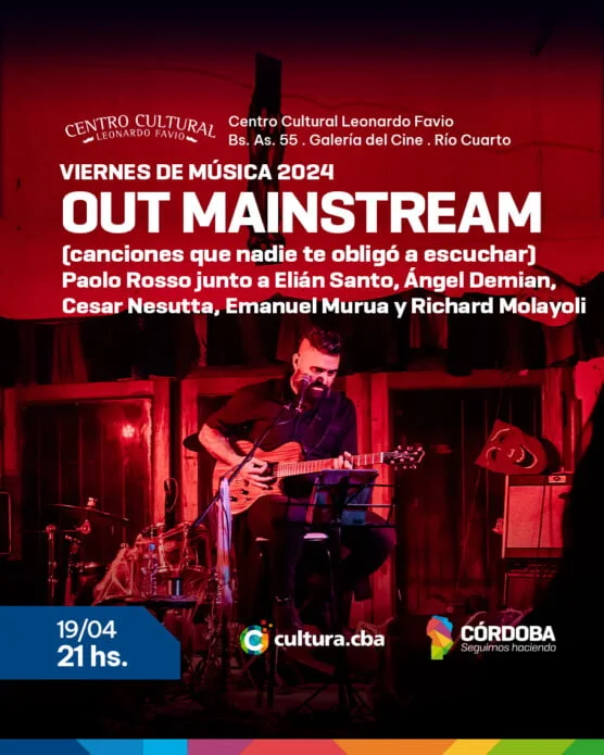 Viernes de música en el Centro Cultural Leonardo Favio de Córdoba