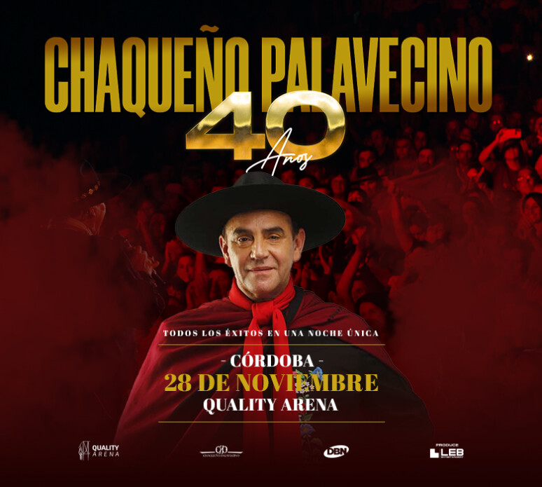 El Chaqueño Palavecino festeja sus 40 años de trayectoria con una gira nacional