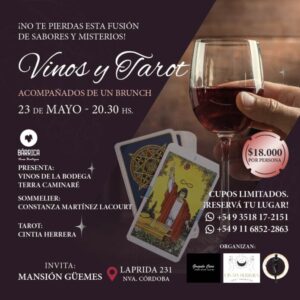 Noche de Misterios: Vinos, Tarot y Sorpresas en Mansión Güemes este 23 de Mayo