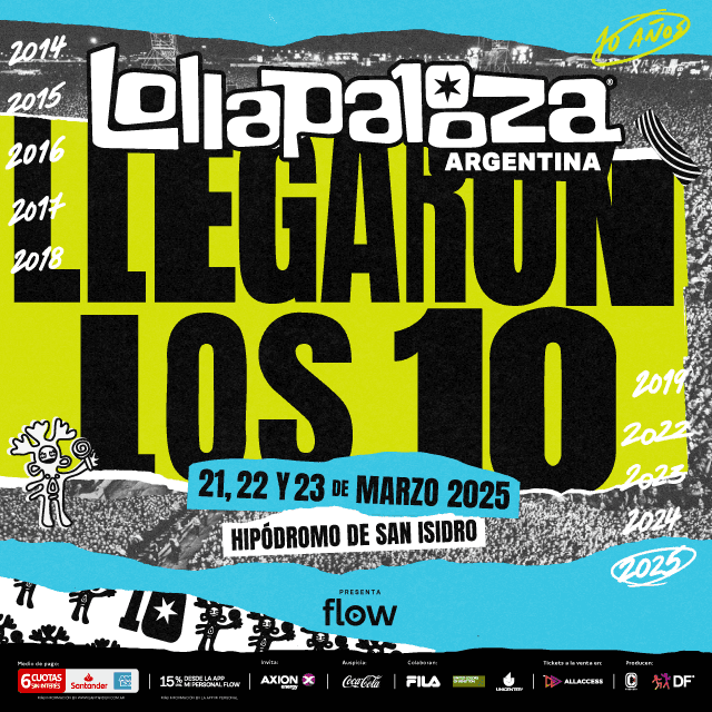 Ya hay fecha para el Lollapalooza Argentina 2025