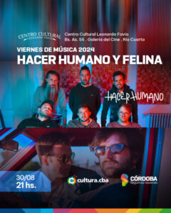 Viernes de Música presenta “Hacer Humano y Felina”