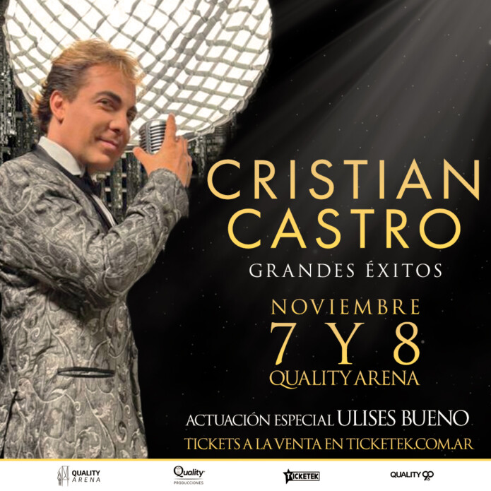 Cristian Castro llega a Quality Arena