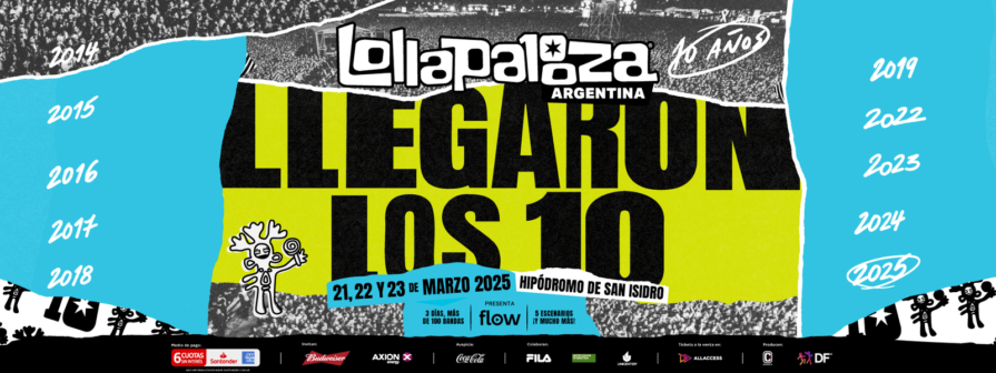 Lollapalooza 2025 presentó su grilla completa!!