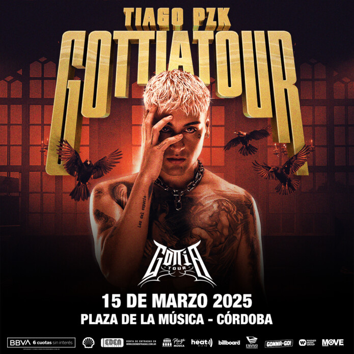 Tiago PZK Llega a Córdoba con ‘Gotti A Tour’